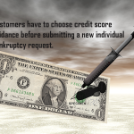 Customers have to choose credit score guidance before submitting a new individual bankruptcy request.