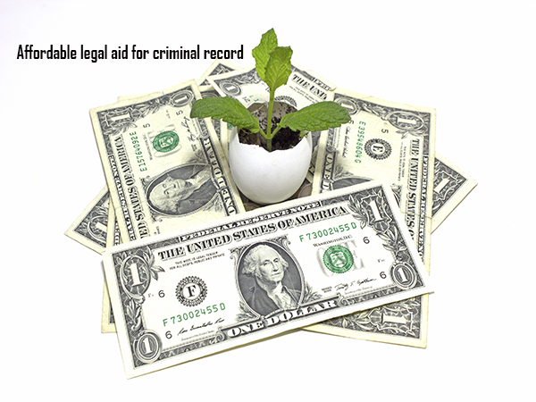 Affordable legal aid for criminal record