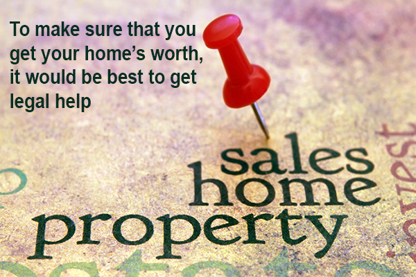 Legal help while selling your home